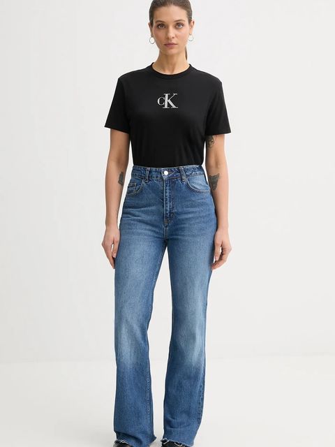 Calvin Klein Jeans t-shirt bawełniany - zdjęcie produktu nr 1