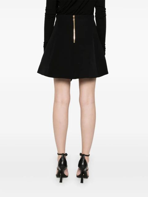 Balmain virgin wool mini skirt - Black