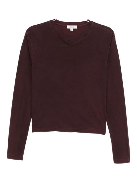 AGOLDE cotton t-shirt - Red - zdjęcie produktu nr 1