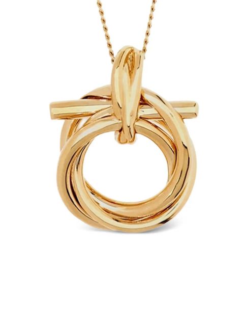 Ferragamo Gancini-pendant necklace - Gold