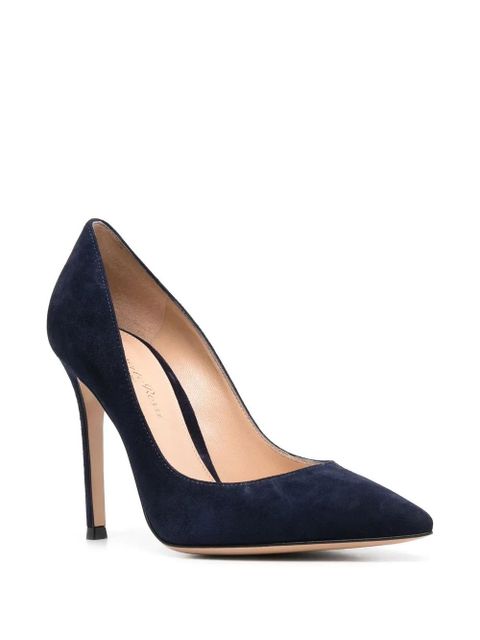 Gianvito Rossi Gianvito 105mm suede pumps - Blue - zdjęcie produktu nr 2