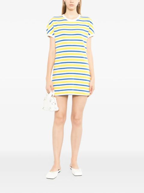 MM6 Maison Margiela striped short-sleeve dress - Yellow - zdjęcie produktu nr 2