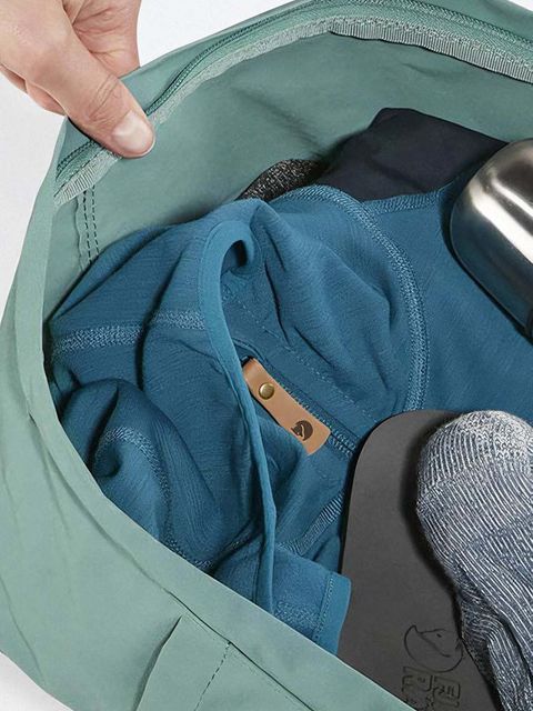 Fjallraven plecak Kanken kolor zielony duży z aplikacją F23510.600-600