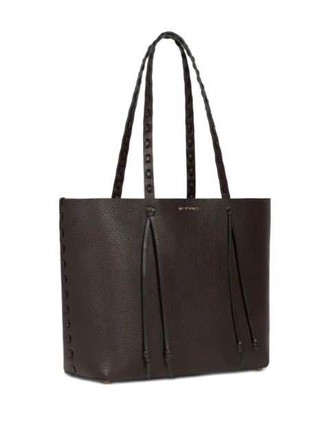 ETRO braided-handle tote bag - Brown