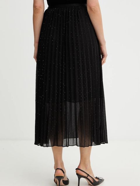 Morgan spódnica kolor czarny maxi rozkloszowana JRILOX