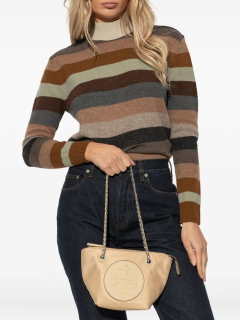 Tory Burch logo-patch chain tote bag - Neutrals - zdjęcie produktu nr 2