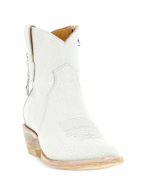 Comme Des Garçons X Mexicana embroidery charm-ankle boots - White - zdjęcie produktu nr 2