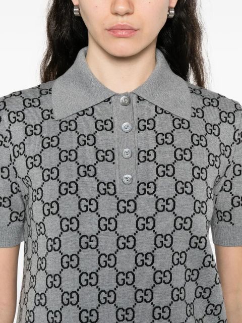 Gucci GG-pattern mini dress - Grey