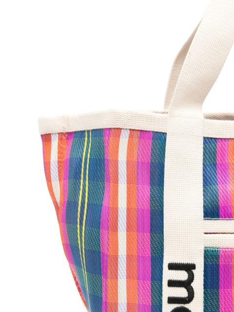 ISABEL MARANT plaid tote bag - Blue