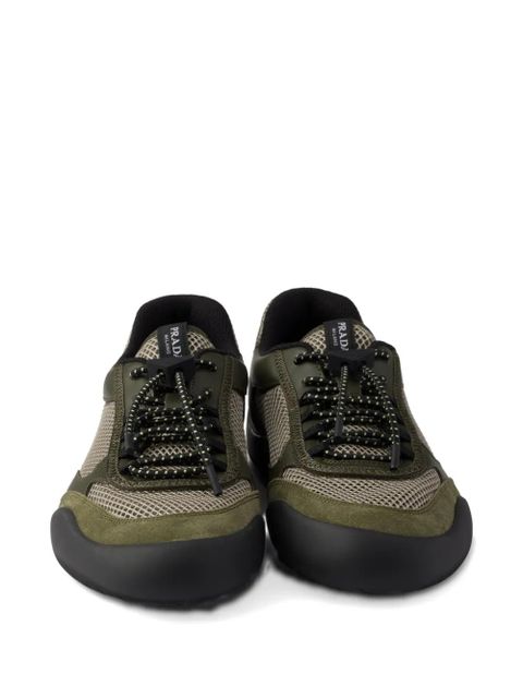 Prada Speedrock mesh sneakers - Green