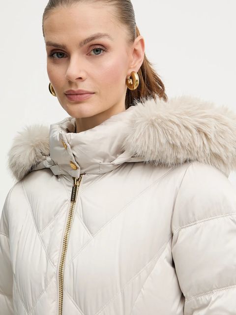 Marciano by Guess kurtka puchowa ELLY kolor beżowy zimowa 5BGL39 7374A - zdjęcie produktu nr 2