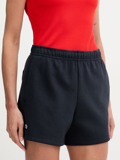 Lacoste szorty dresowe damskie z bawełną - zdjęcie produktu nr 2