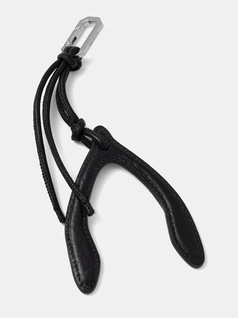 AllSaints brelok skórzany WISHBONE