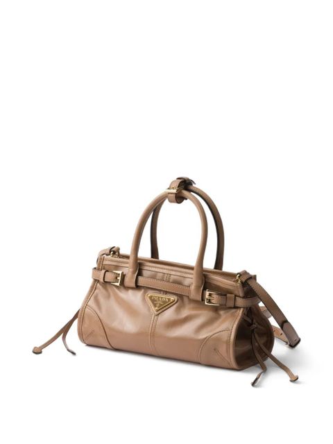 Prada Bonnie leather shoulder bag - Brown