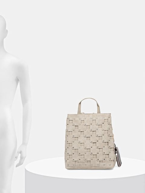 Desigual plecak NEW PATCH 1 PIEDRA damski kolor beżowy mały 25WAKP40