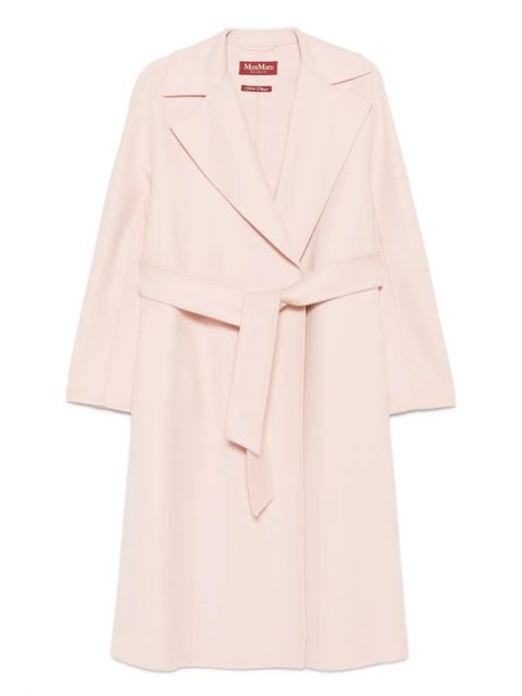 Max Mara belted single-breasted coat - Pink - zdjęcie produktu nr 1