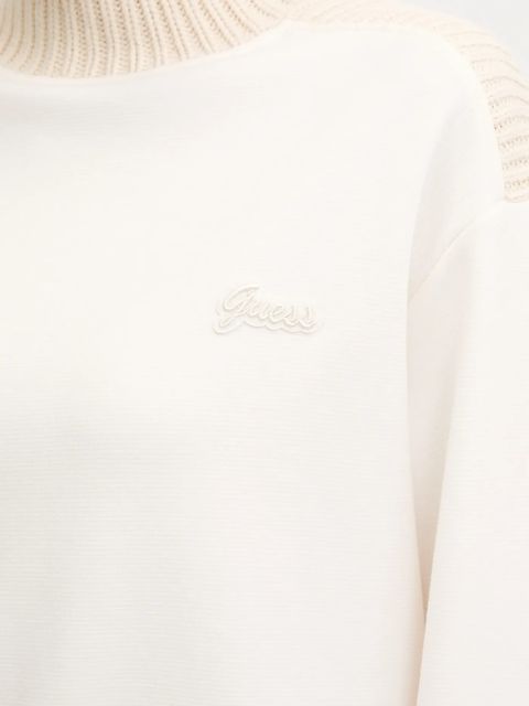 Guess bluza DORA damska kolor beżowy gładka V5BQ13 K1981