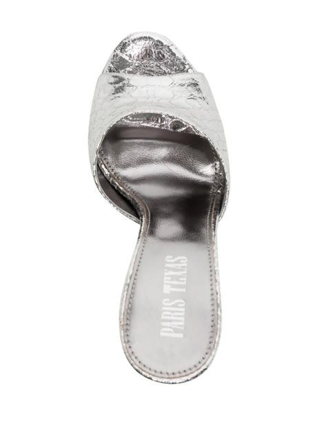 Paris Texas 105mm Olivia sandals - Silver