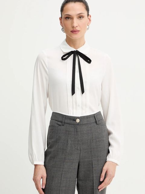 Morgan koszula damska kolor biały regular z kołnierzykiem klasycznym CLOTER - zdjęcie produktu nr 1