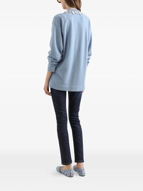 Dolce & Gabbana logo-patch skinny jeans - Blue