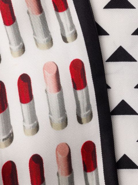 Prada silk scarf - White - zdjęcie produktu nr 2