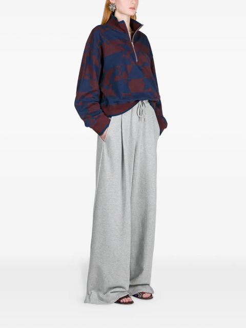 DRIES VAN NOTEN loose drawstring trousers - Grey