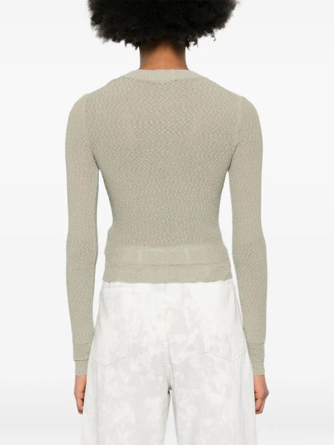 AMI Paris bouclé sweater - Green