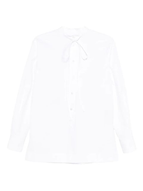 Gucci neck-tie long-sleeve top - White - zdjęcie produktu nr 1