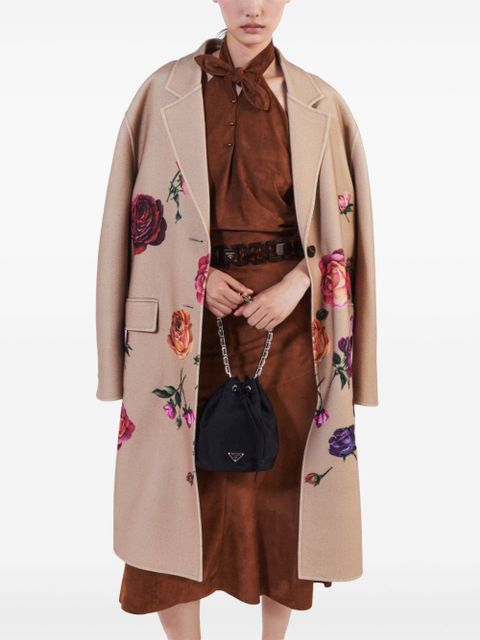 Prada suede midi skirt - Brown