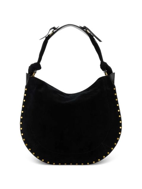 ISABEL MARANT Oskan stud-embellished shoulder bag - Black
