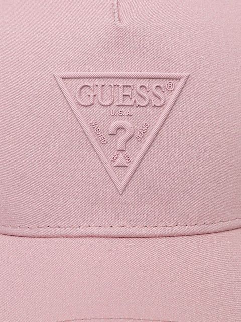 Guess czapka z daszkiem bawełniana