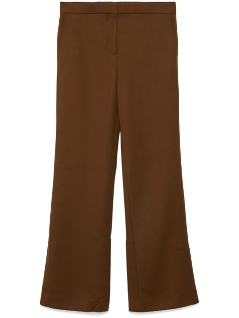 Tory Burch wool twill trousers - Brown - zdjęcie produktu nr 1