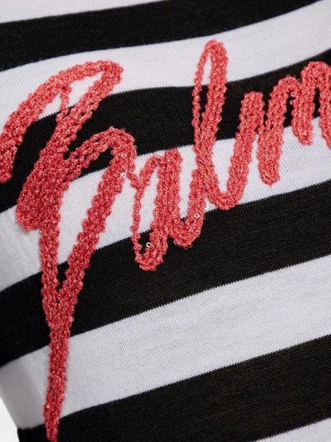 Balmain logo-print jumper - Black