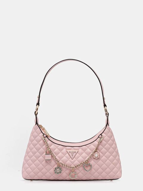 Guess torebka EVERLEE kolor różowy HWEG86 79180 - zdjęcie produktu nr 1