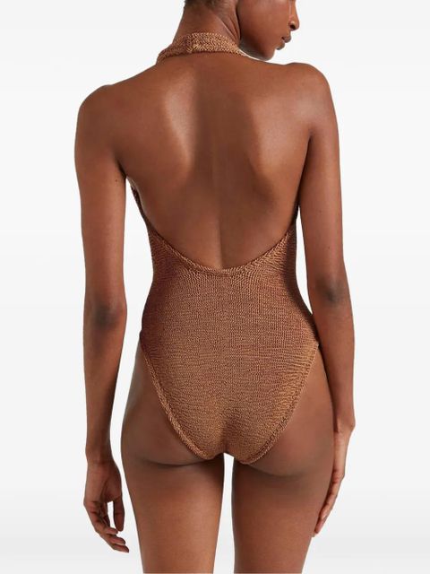 Hunza G Sandy swimsuit - Neutrals