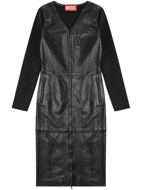 Diesel L-Ola midi dress - Black - zdjęcie produktu nr 1