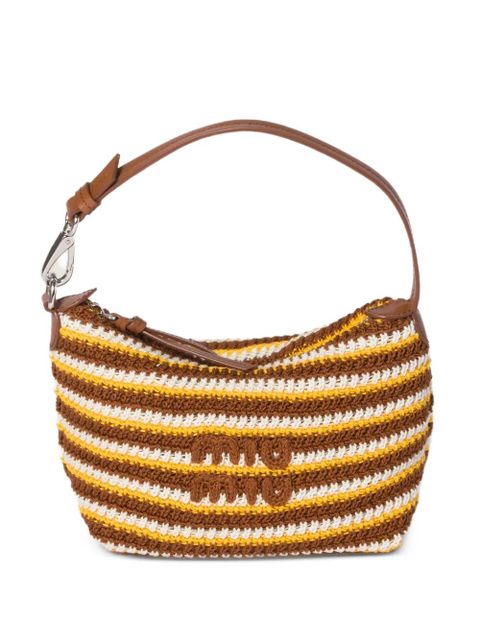 Miu Miu crochet pouch - Brown - zdjęcie produktu nr 1