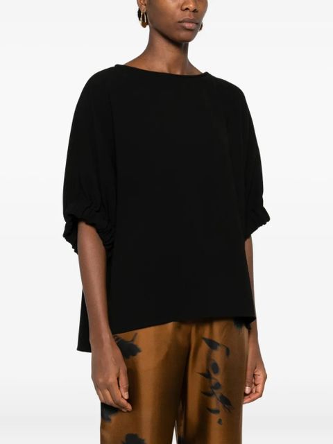 Max Mara round-neck blouse - Black