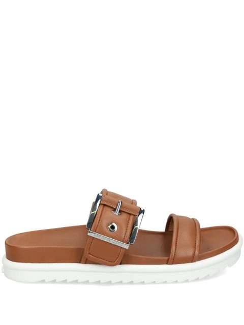 Michael Kors buckled leather sandals - Brown - zdjęcie produktu nr 1