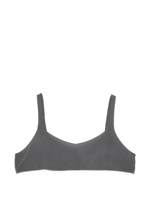 Prada crepe de chine top - Grey - zdjęcie produktu nr 1