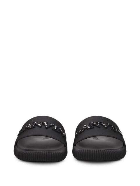 Lanvin logo-embellished sandals - Black