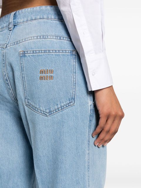 Miu Miu MIU MIU REGULAR DENIM BLUE