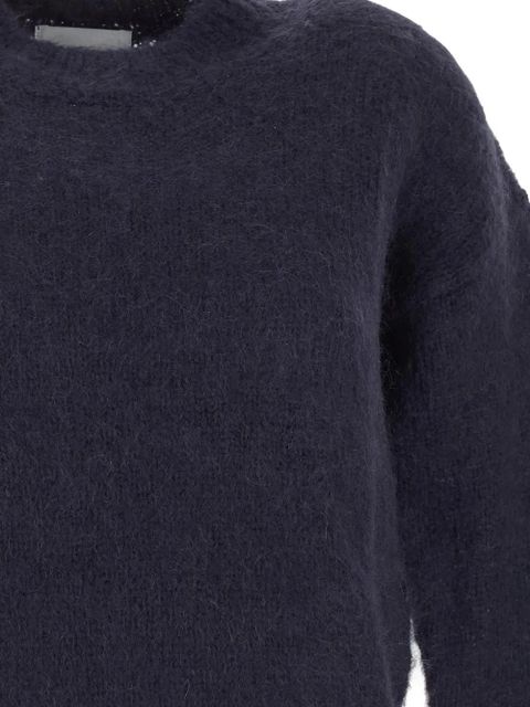 ISABEL MARANT crew-neck textured sweater - Blue