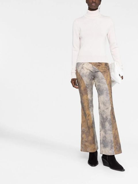 MM6 Maison Margiela open-back roll-neck top - Neutrals