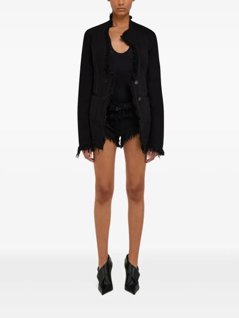 Ferragamo fringed blazer - Black
