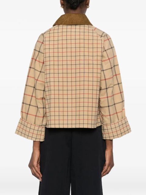 Barbour Mackworth corduroy-collar jacket - Neutrals