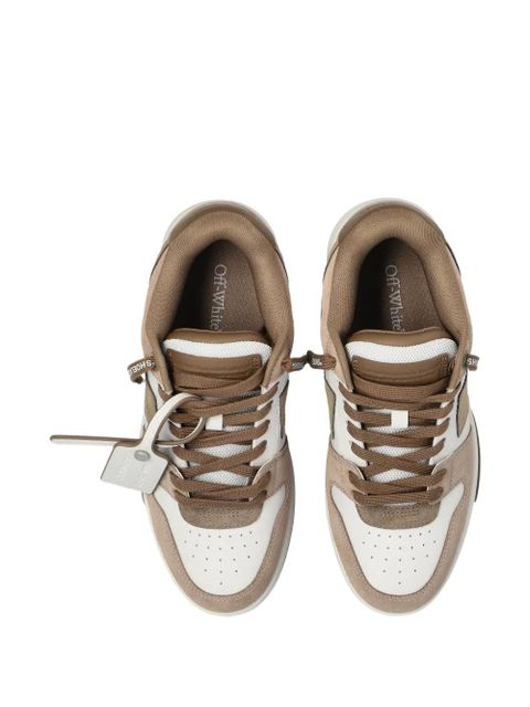 Off-White Out Of Office suede sneakers - Neutrals