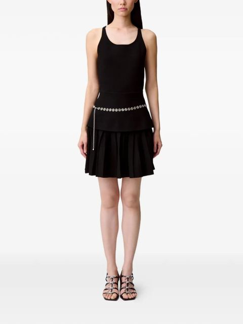 Claudie Pierlot pleated mini dress - Black - zdjęcie produktu nr 2