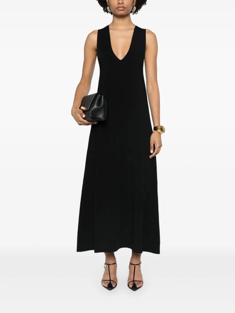 KHAITE Keran midi dress - Black
