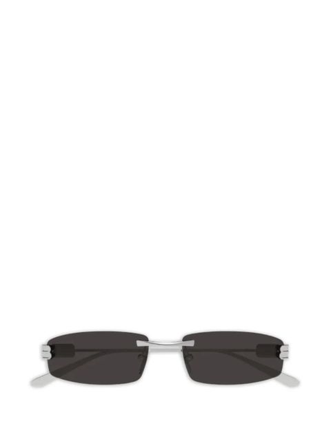 Balenciaga Eyewear logo-detail sunglasses - Silver - zdjęcie produktu nr 1